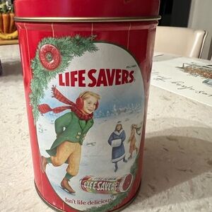Vintage Life Savers Holiday Tin - 1991 Edition